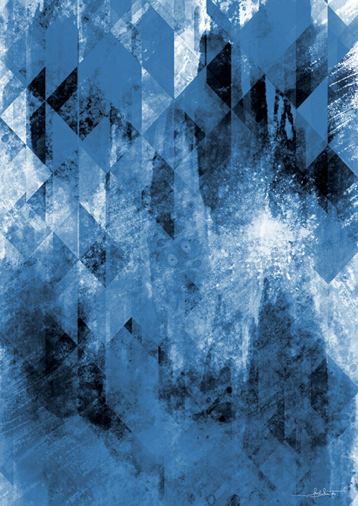 Quadro Abstract Blue por Joel Santos -  CATEGORIAS