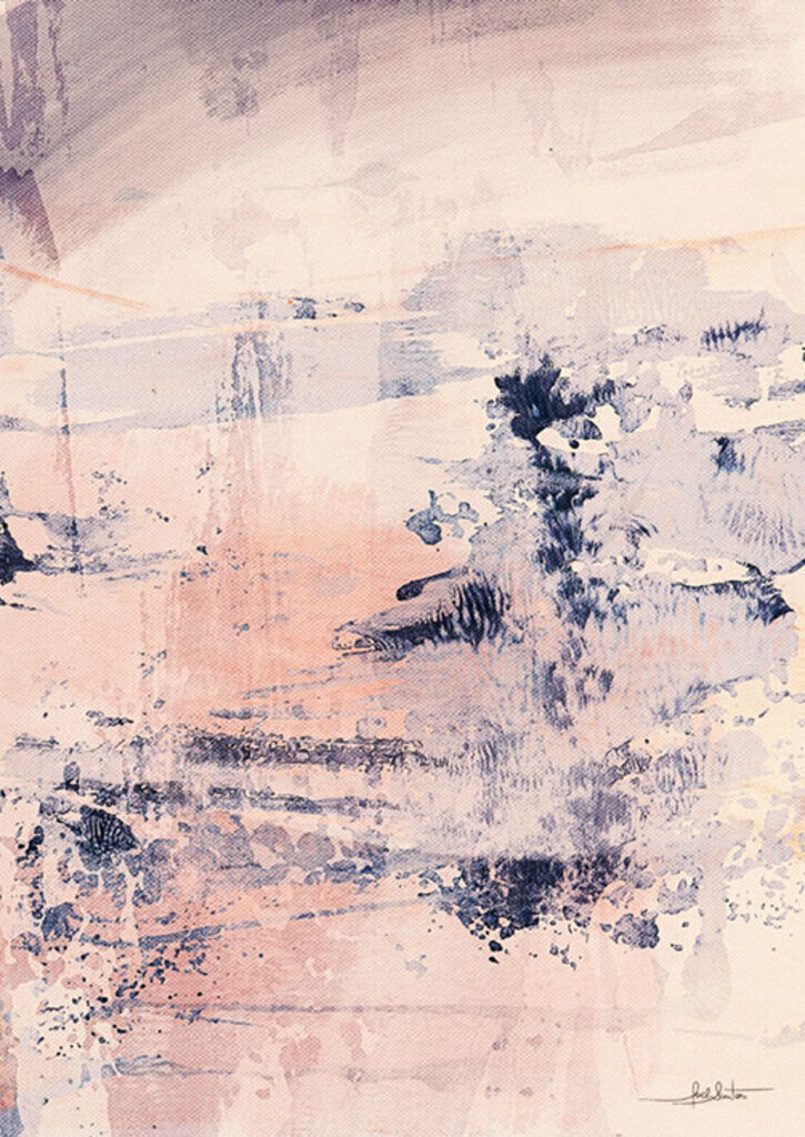 Quadro Abstract Roseé II por Joel Santos -  CATEGORIAS