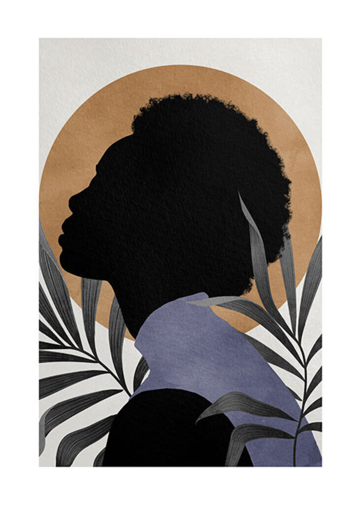 Quadro African Collage por Claudia Dias -  CATEGORIAS