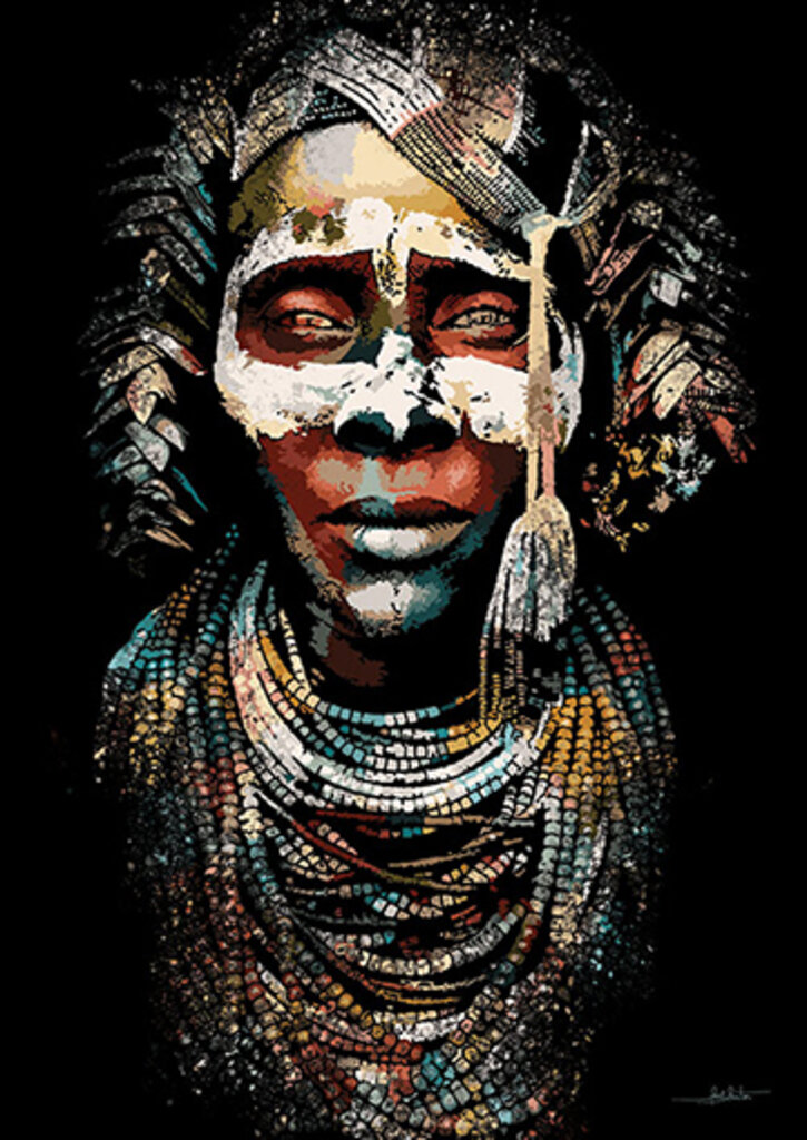 Quadro African Colours VII por Joel Santos -  CATEGORIAS