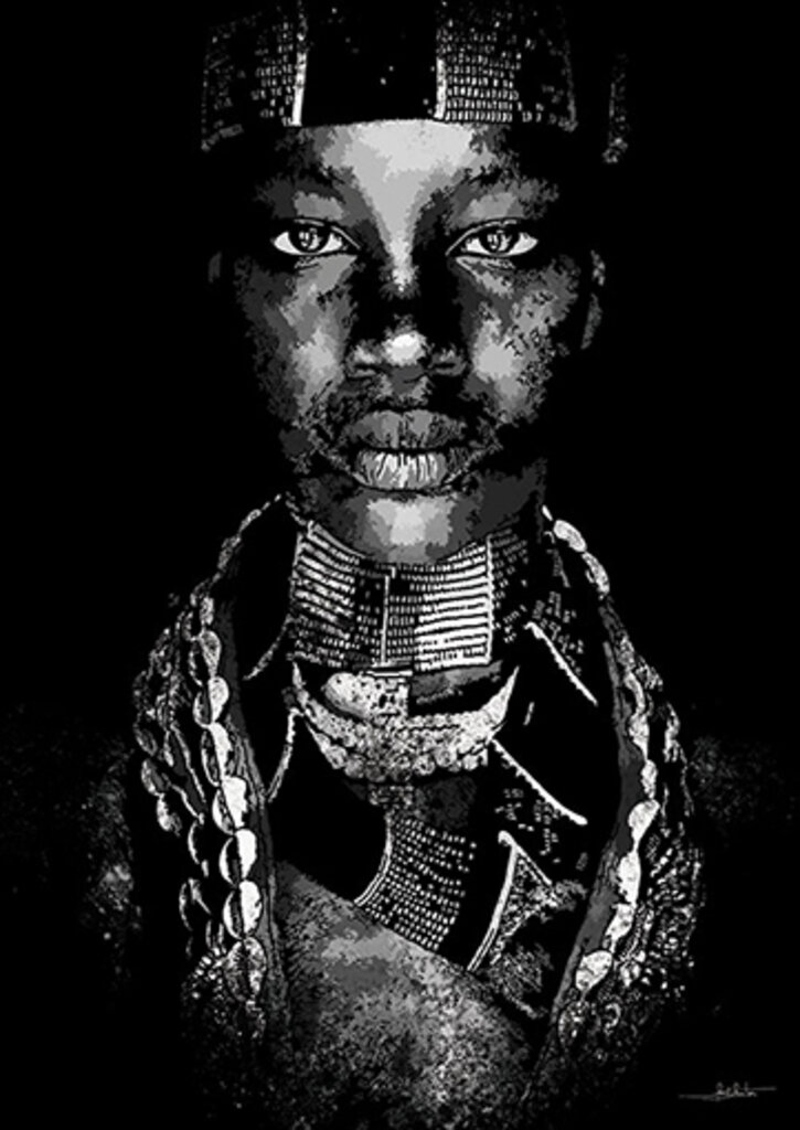 Quadro African P&B IV por Joel Santos -  CATEGORIAS