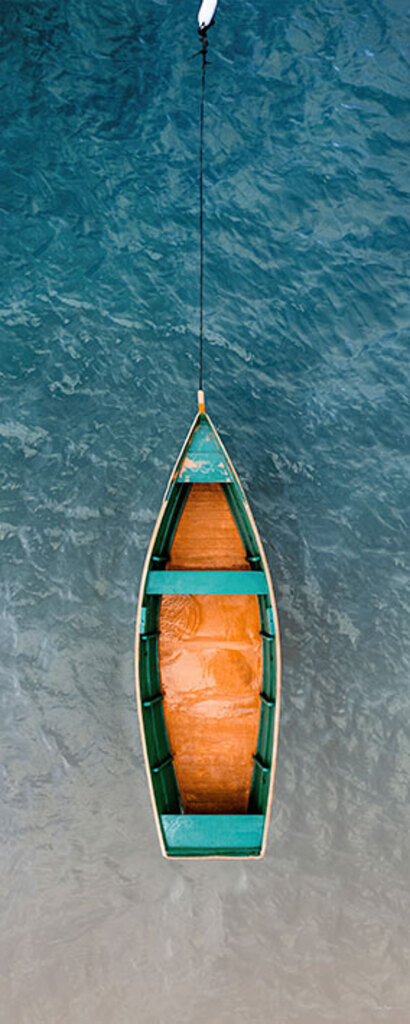 Quadro Barco Laranja P por Gleison Jayme -  CATEGORIAS