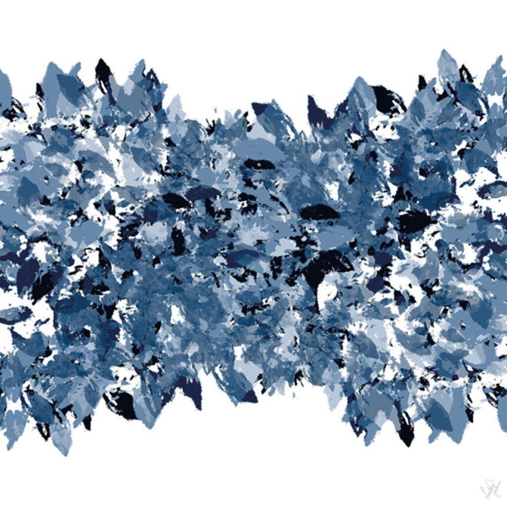 Quadro Blue and Blue por Isadora Fabrini -  CATEGORIAS
