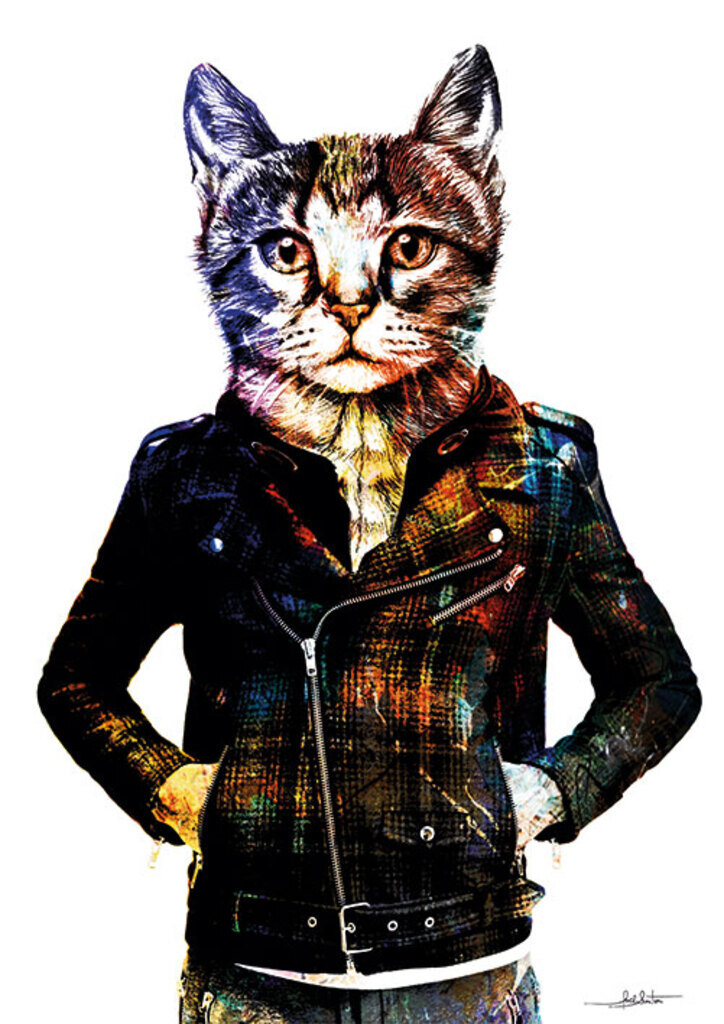 Quadro Cat Style por Joel Santos -  CATEGORIAS