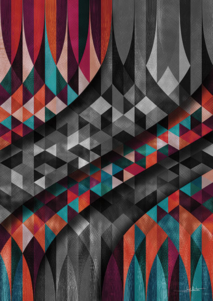 Quadro Distortion of Triangles III por Joel Santos -  CATEGORIAS