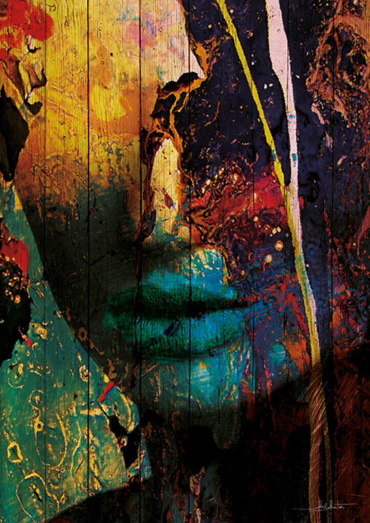 Quadro Face Splash Colours por Joel Santos -  CATEGORIAS