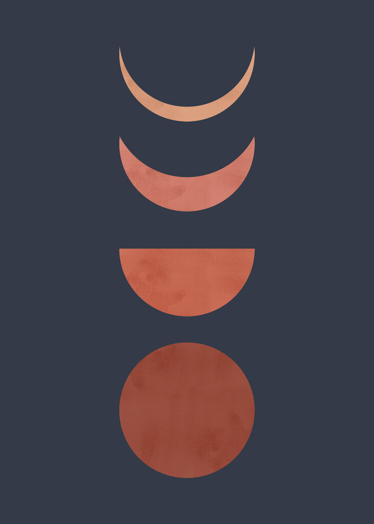 Quadro Fases da lua A1 por Vitor Costa -  CATEGORIAS