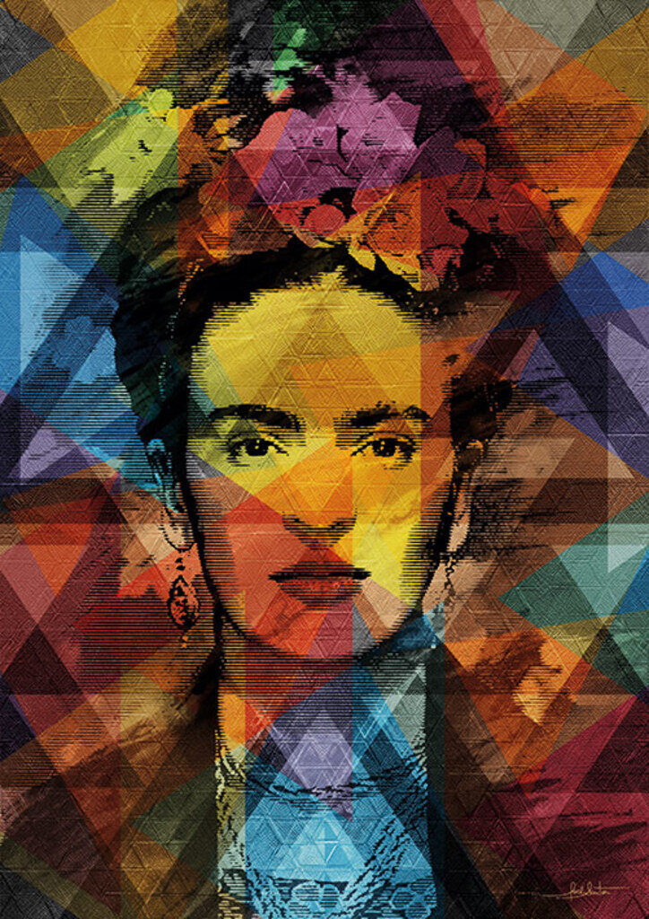 Quadro Frida Street Colours por Joel Santos -  CATEGORIAS