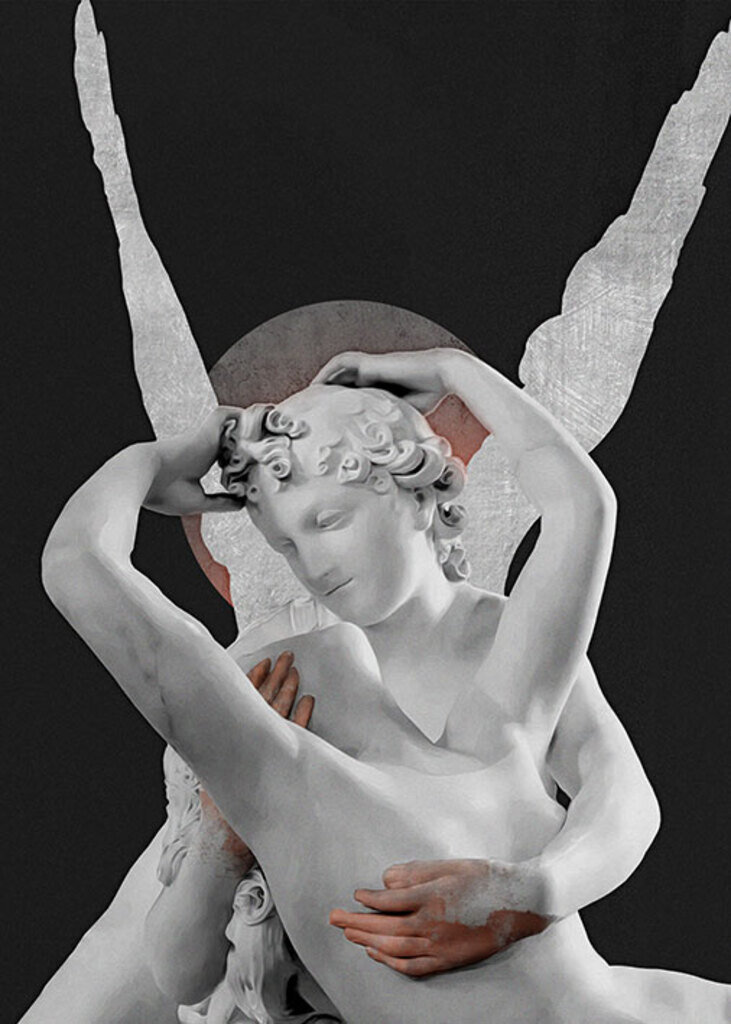 Quadro Gênero e os Anjos por Lucas de Moraes -  CATEGORIAS