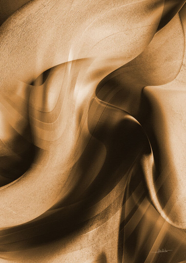 Quadro Gold Flame II por Joel Santos -  CATEGORIAS