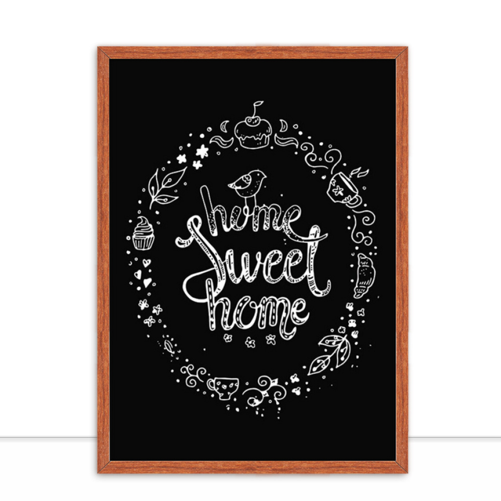 Quadro Home Sweet Home por Elli Arts - CATEGORIAS