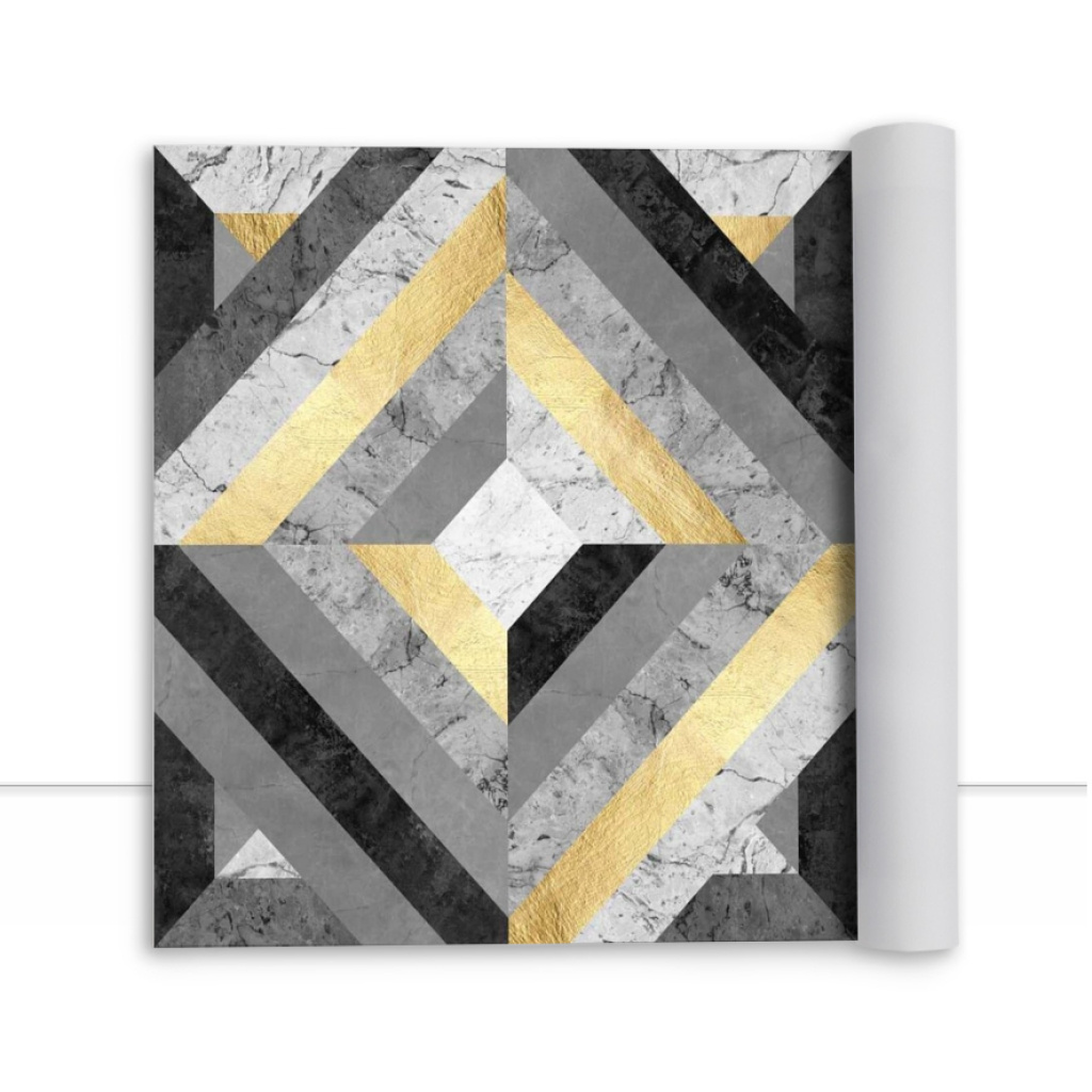 Quadro Linhas Douradas V por Vitor Costa -  CATEGORIAS