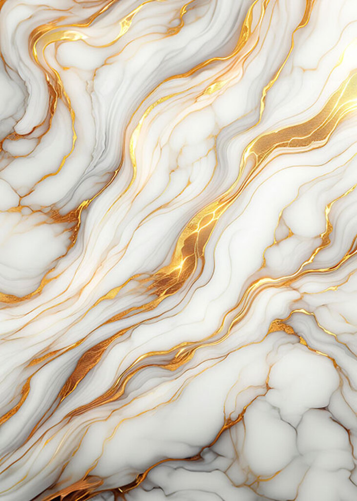 Quadro Marmore Marfim e Gold 2 por Sandro de Oliveira -  CATEGORIAS