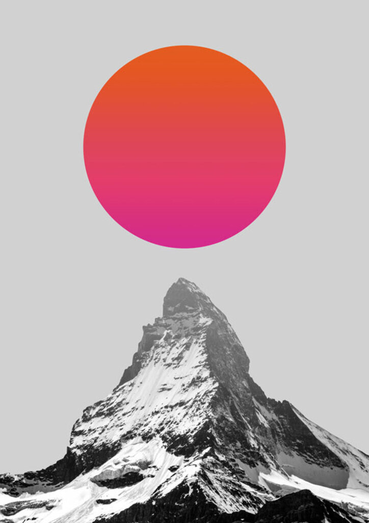 Quadro Montanha e sol por Vitor Costa -  CATEGORIAS