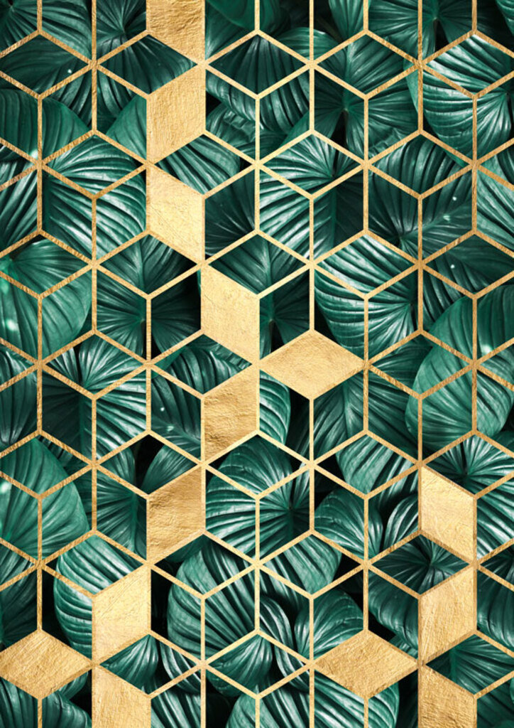 Quadro Mosaico tropical II por Vitor Costa -  CATEGORIAS