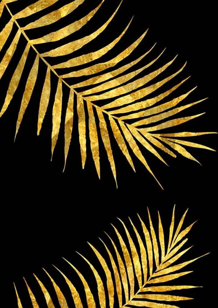 Quadro Palm Gold III por Joel Santos -  CATEGORIAS