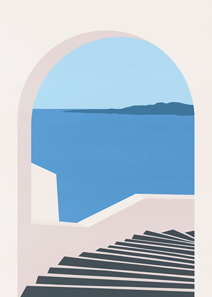 Quadro Santorini II por Vitor Costa -  CATEGORIAS