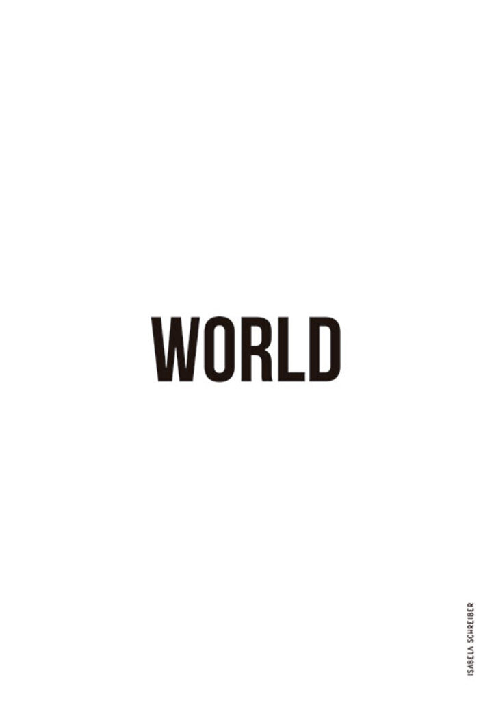 Quadro World 06 por Isabela Schreiber -  CATEGORIAS