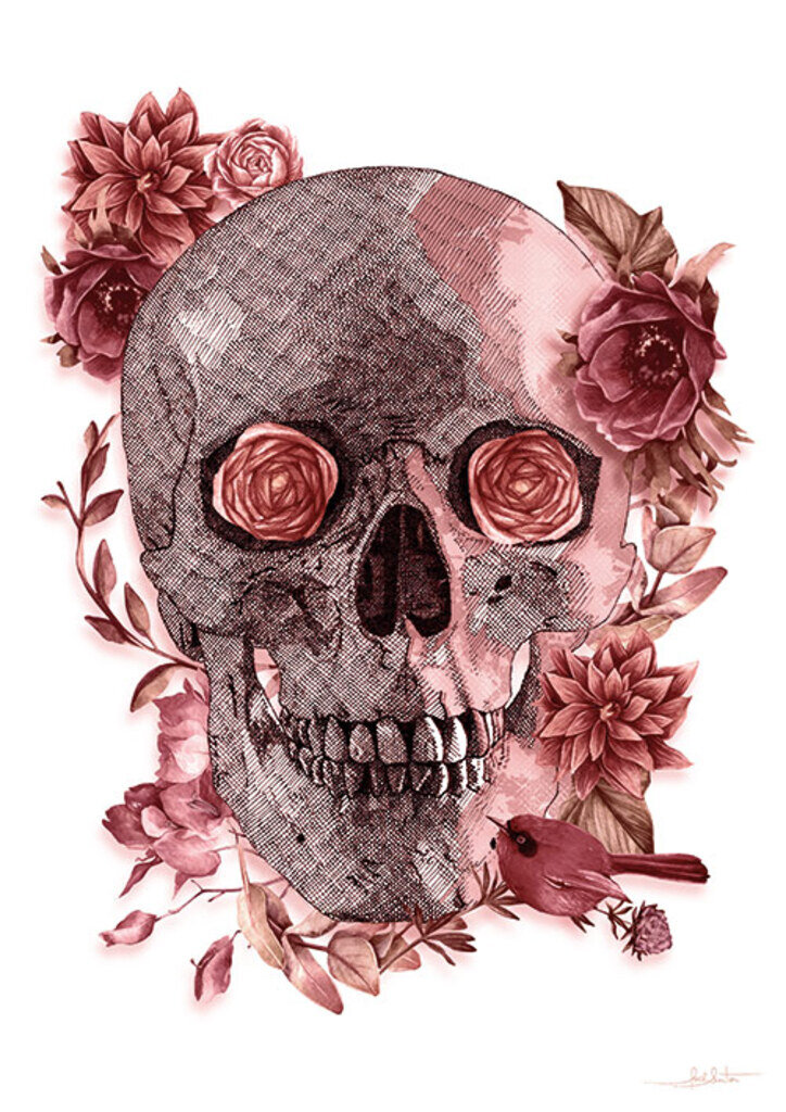 Skull Flowers por Joel Santos -  CATEGORIAS
