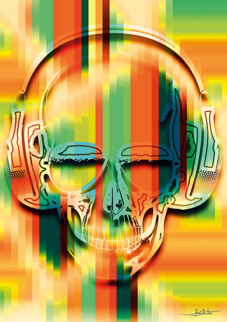 Skull Pixel por Joel Santos -  CATEGORIAS