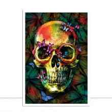 Skull Botanical Pop por Joel Santos