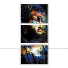 Conjunto de Quadros Buddha Color Trio II por Joel Santos