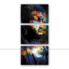 Conjunto de Quadros Buddha Color Trio II por Joel Santos