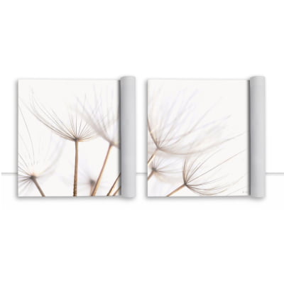 Conjunto de quadros Dandelion Díptico Sepia por Juliana Bogo -  AMBIENTES