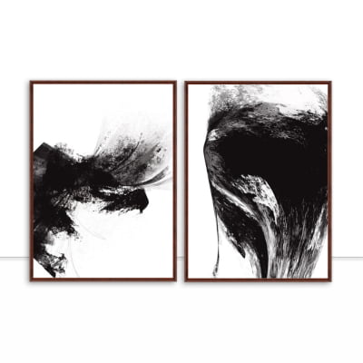 Conjunto de quadros Dark explosion & Feeling por Art Tonial -  AMBIENTES