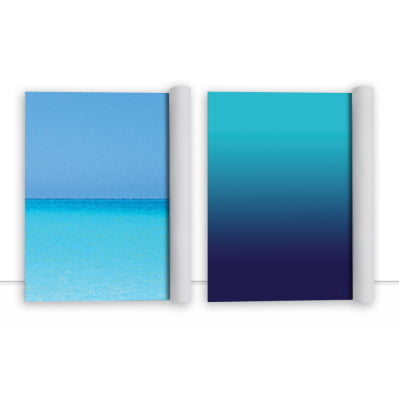 Conjunto de quadros Ocean por Juliana Bogo -  AMBIENTES