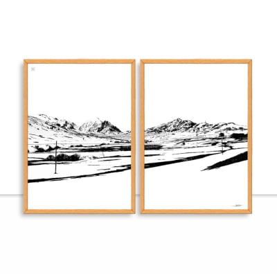 Conjunto de quadros Soft I e II por Joel Santos -  CATEGORIAS