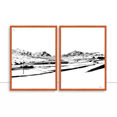 Conjunto de quadros Soft I e II por Joel Santos -  CATEGORIAS