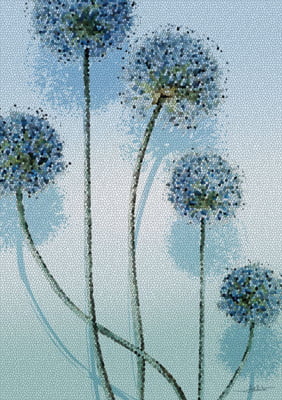 Mosaic Flowers I por Joel Santos -  CATEGORIAS