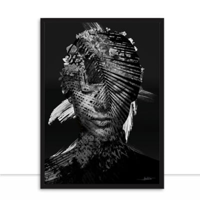One Woman Flower II Black por Joel Santos -  CATEGORIAS