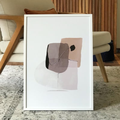  Quadro Abstrato 9 por Vanessa Voltolini - 42x60cm (A2) 