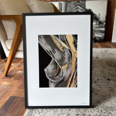 Quadro Artistc Nude I por Joel Santos - 42x60cm - SHOWROOM