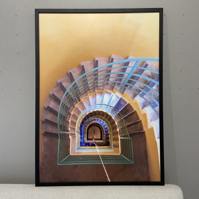 Quadro Escada Hipnotizante Rafael Gavioli - 50x70cm  - SHOWROOM
