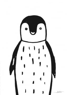Quadro Pinguim Baby por Joel Santos
