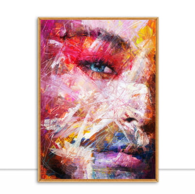 Quadro Abstract face por Renato Muniz -  CATEGORIAS