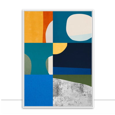 Quadro Abstrato Colagem E Minimalista 01 por Vitor Costa -  CATEGORIAS