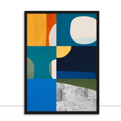 Quadro Abstrato Colagem E Minimalista 01 por Vitor Costa -  CATEGORIAS