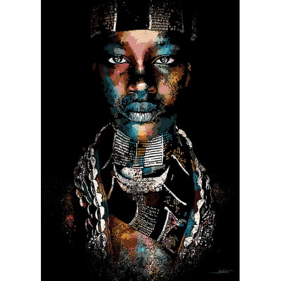 Quadro African Colours IV por Joel Santos