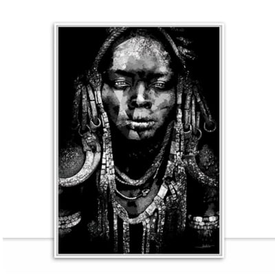 Quadro African P&B III por Joel Santos -  CATEGORIAS