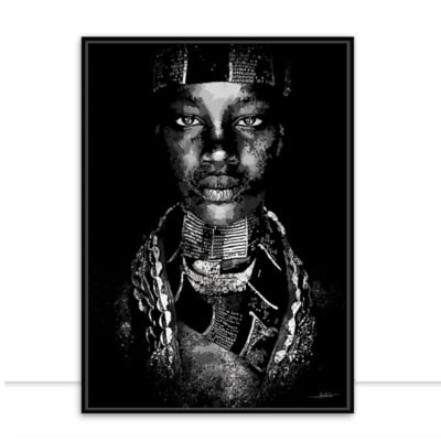 Quadro African P&B IV por Joel Santos -  CATEGORIAS