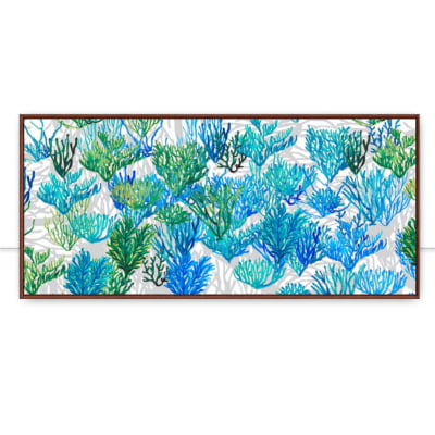 Quadro Algas azuis e verdes por Sussu e Juju -  CATEGORIAS