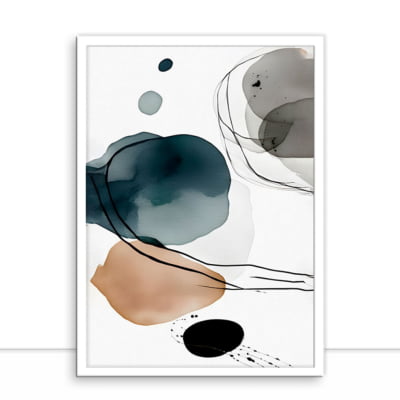 Quadro Aquarela Blue 3 por Ajw -  CATEGORIAS