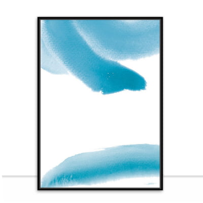 Quadro Aquarela Blue II por Joel Santos -  CATEGORIAS