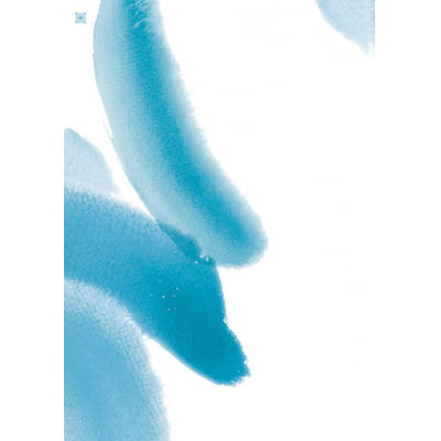 Quadro Aquarela Blue III por Joel Santos -  CATEGORIAS
