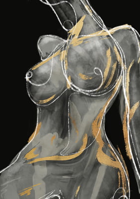 Quadro Artistc Nude II por Joel Santos