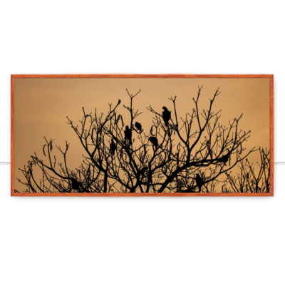 Quadro Árvore e Araras por Marcelo Baldin & Sâmia Munaretti -  CATEGORIAS